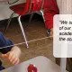 a child practicing writing skills using Montessori sandpaper letters