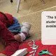 students involved in creative storytelling sessions, developing language skills