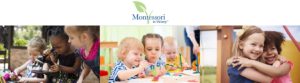 a child developing coordination with Montessori practical life materials